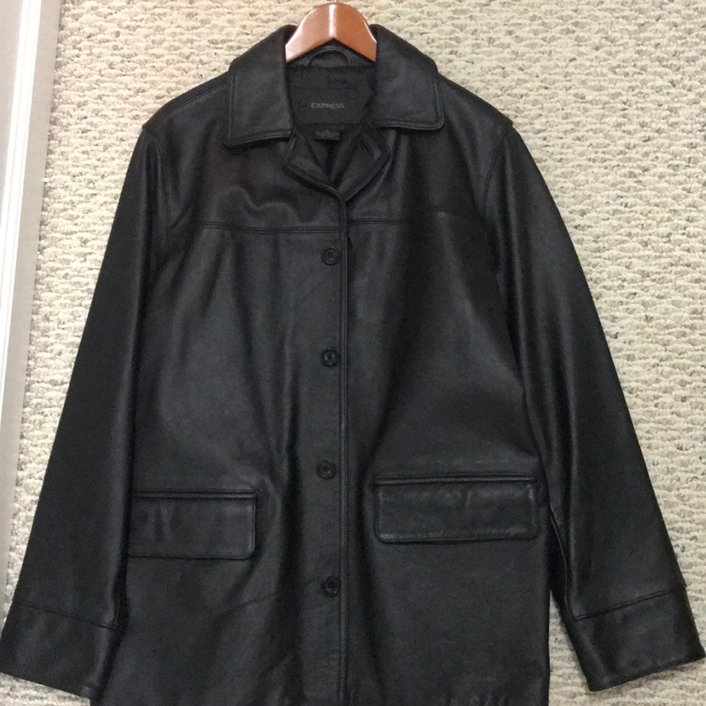 Men’s Premium Leather Jacket: Express